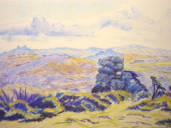 At Easdon Tor, Dartmoor