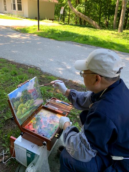 En Plein Air in Cedar Ridge-June 11,2022