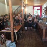 The Lovely Zoe Amor making a georgeous opening address