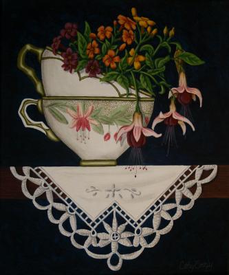 Fushia Teacup SOLD