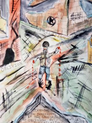 Defining the individual into isolation at the crossroads of oblivion and annihilation. Defining the individual into isolation at the crossroads of oblivion and annihilation.