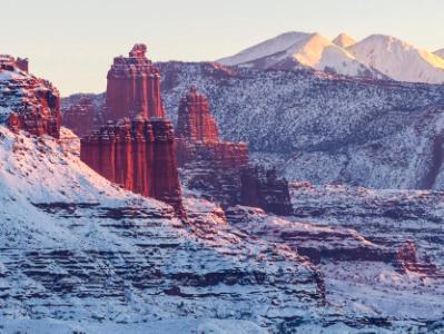 Fisher Towers Snow Fisher Towers Snow