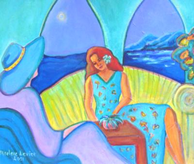 LADIES IN BLUE (SOLD)