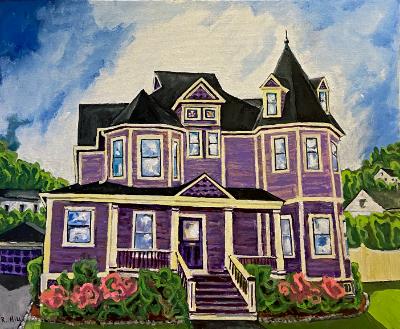 Purple House on the Corner
