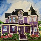 Purple House on the Corner
