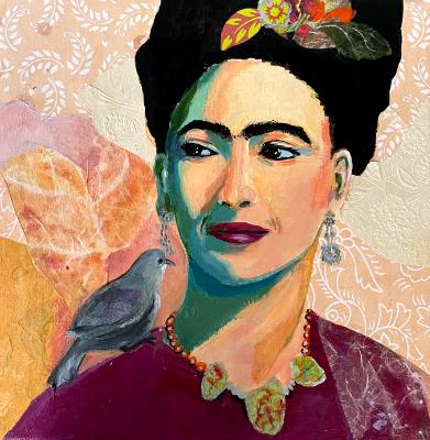 Frida    10"x10”. (giclee)