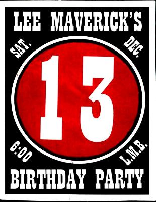 B-DAY ON THE 13TH B-DAY ON THE 13TH