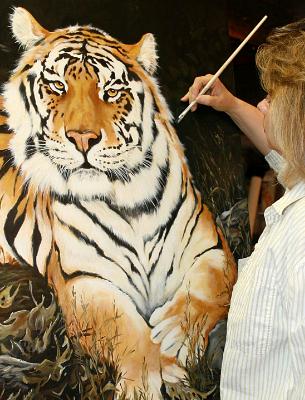 Diana Painting Tiger