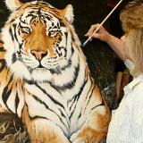 Diana Painting Tiger