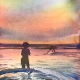 Wading In