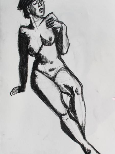 Seated Female Nude