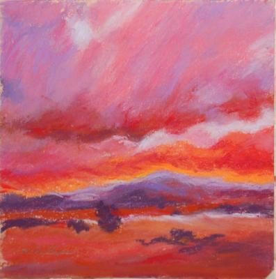 #21 Mountain plains sunset