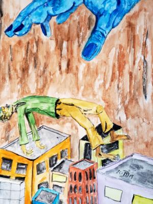 His nightmares always ended with a fall His nightmares always ended with a fall