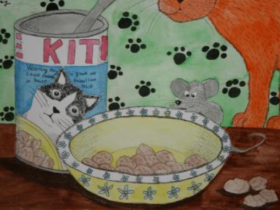 Kitty Nibble - by student Morgan..