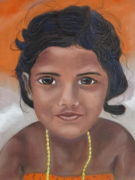 Girl with a Yellow Necklace