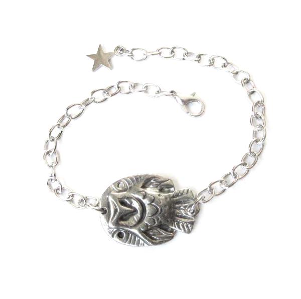 Owl bracelet barn owl bangle from an artisan design