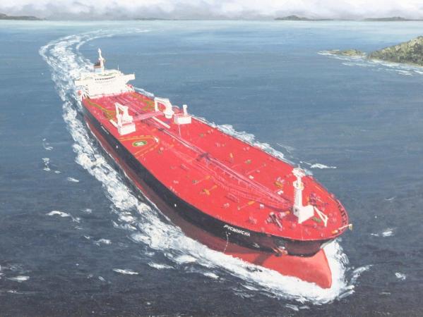 Ecuadorian oil carrier "Pichincha", 120cm x 60cm, 2013