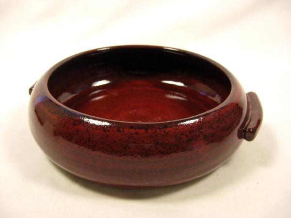 111013.K Brie Baker with Magma Glaze