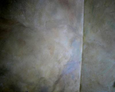 Painted marble finish