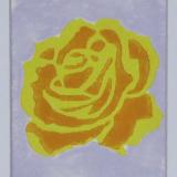 Yellow Rose on Lavender