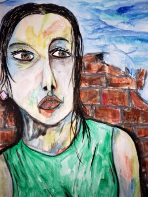 As others panicked to flee the crumbled city, she sat on the rubble in contemplation, knowing survival punished rash moves. As others panicked to flee the crumbled city, she sat on the rubble in contemplation, knowing survival punished rash moves.