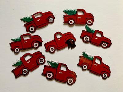 Red Truck ornaments Red Truck ornaments