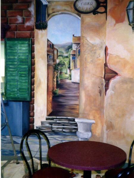 European mural detail
