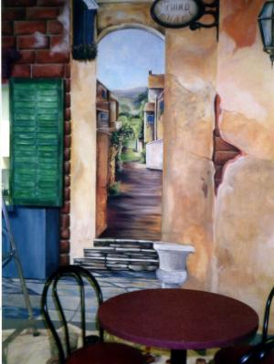 European mural detail