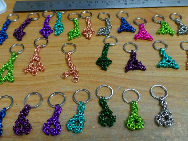 Chainmail Mini Keychains