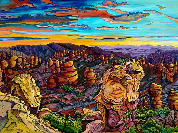 Arizona Glory - 36x48 Original Acrylic on Gallery Wrap Canvas SOLD