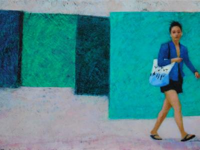 Girl Walking (With a Bag) 2 Girl Walking (With a Bag) 2