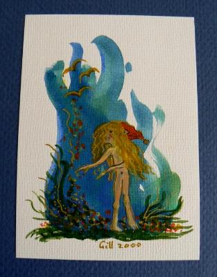 Minature watercolour - Imp 3.5"x4.5"