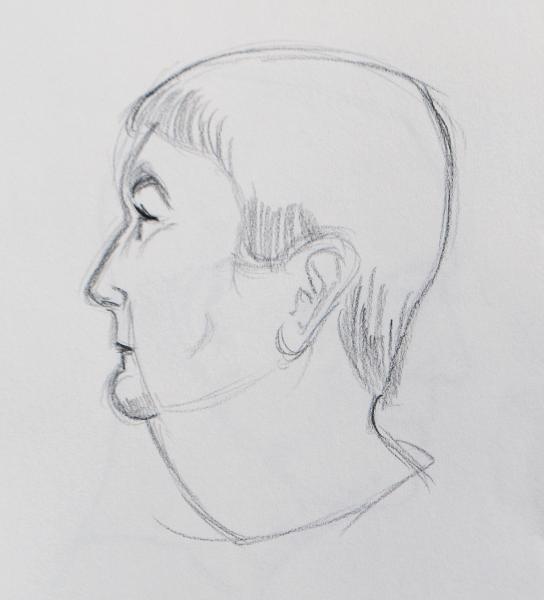 Amateur Model at the Senior Center