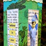 Altered Mixed Media Wood Block