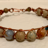 Copper and Jasper Bracelet