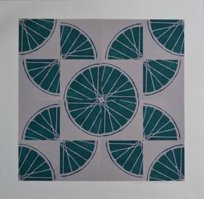 3 Freewheelin' Three (Green 4 sq x4 sqs) Not available/Private Collection 3 Freewheelin' Three (Green 4 sq x4 sqs) Not available/Private Collection