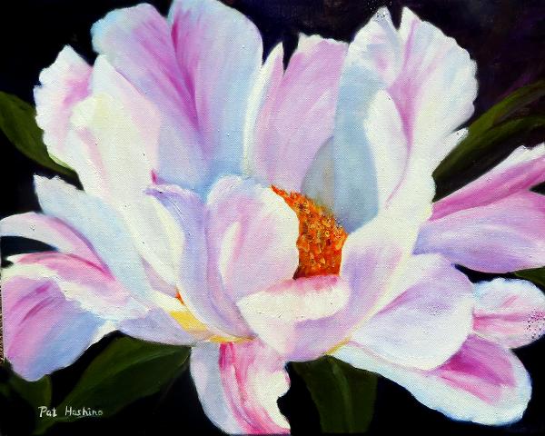 Purple & White Peony SOLD