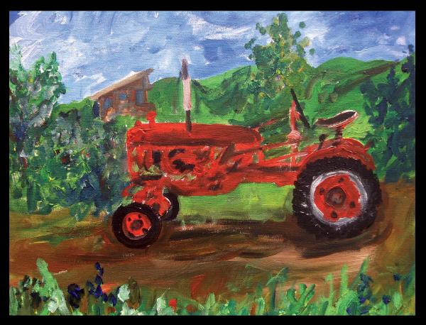 red tractor