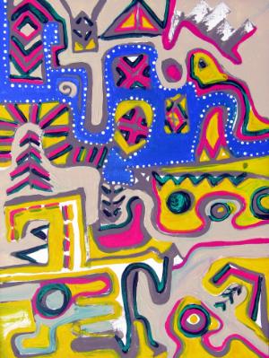 Party In The Village (sold) Party In The Village (sold)