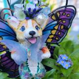 Butterfly  flutterbye Corgi Fairy 