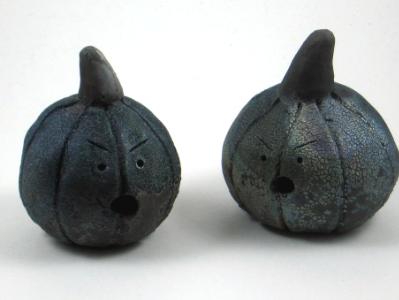 Raku pumpkins