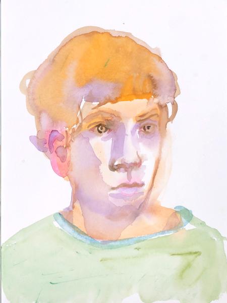 James, Watercolor Portrait