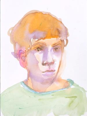 James, Watercolor Portrait James, Watercolor Portrait
