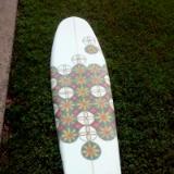 one of a kind 5'6" custom surfboard