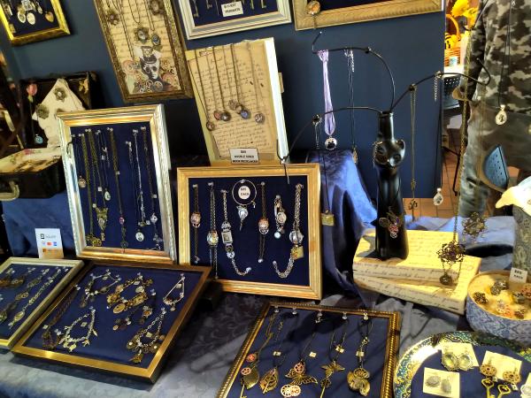 steampunk jewelry, jewelry, journals