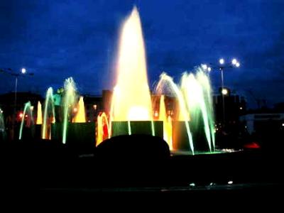 Singing fountain Perm city