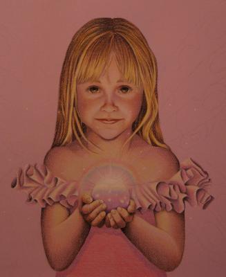 Gift of light  1 - Coloured Pencil