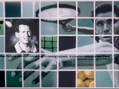 Pete Sampras Mural