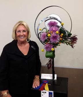 Blue Ribbon Award - Tricolor Award & Design of Excellence at the Naples Garden Club Flower Show 2013