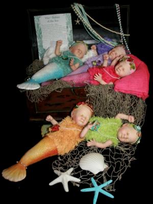 Mer Babies ~ Choose your colour ~ ADOPTED/SOLD